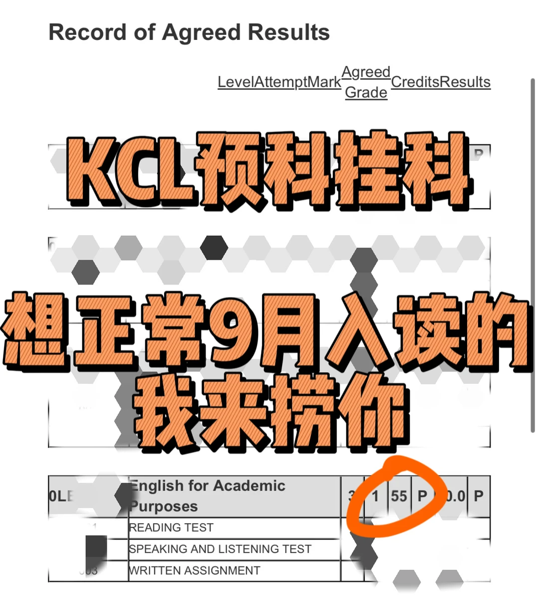 kcl预科挂科,还想九月正常入学的,我来捞!,图片 2