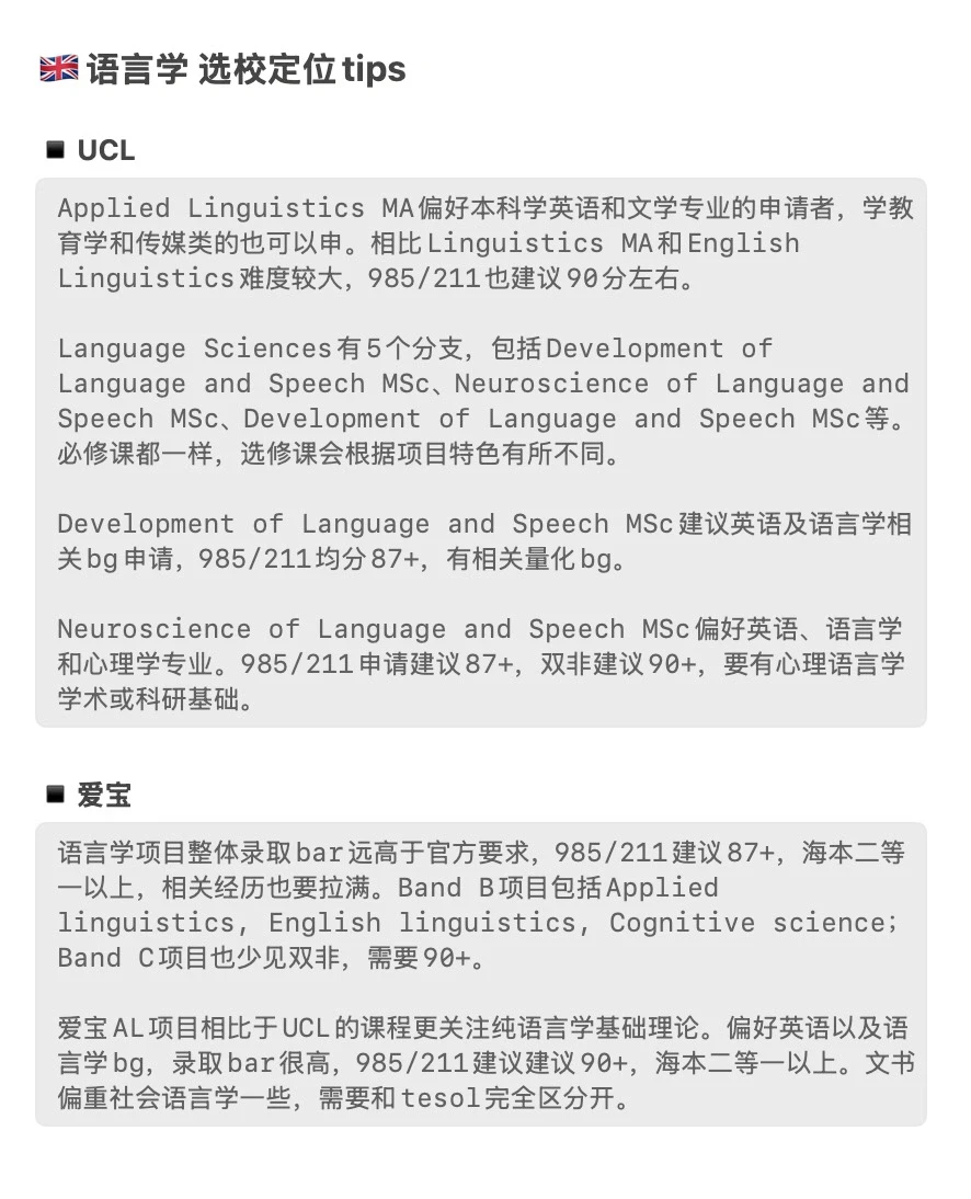 27/28fall谁要申语言学🥺,图片 5