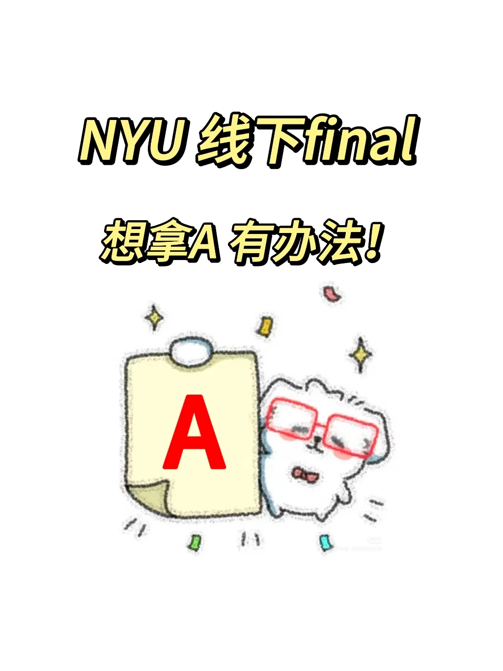 纽约大学NYU 线下final拿A了!,图片 1