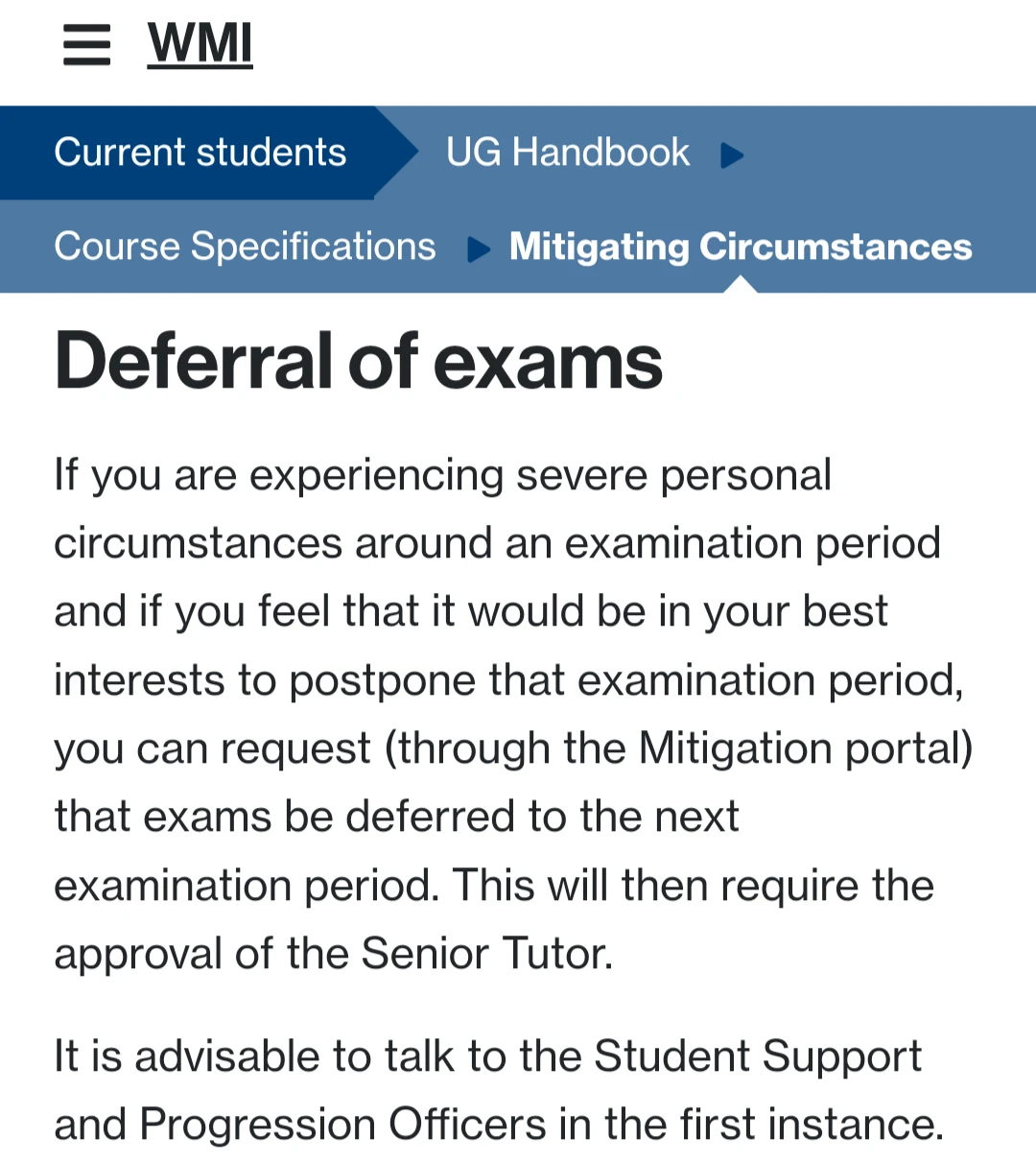华威final week,担心挂科所以走mc延期考试,图片 1