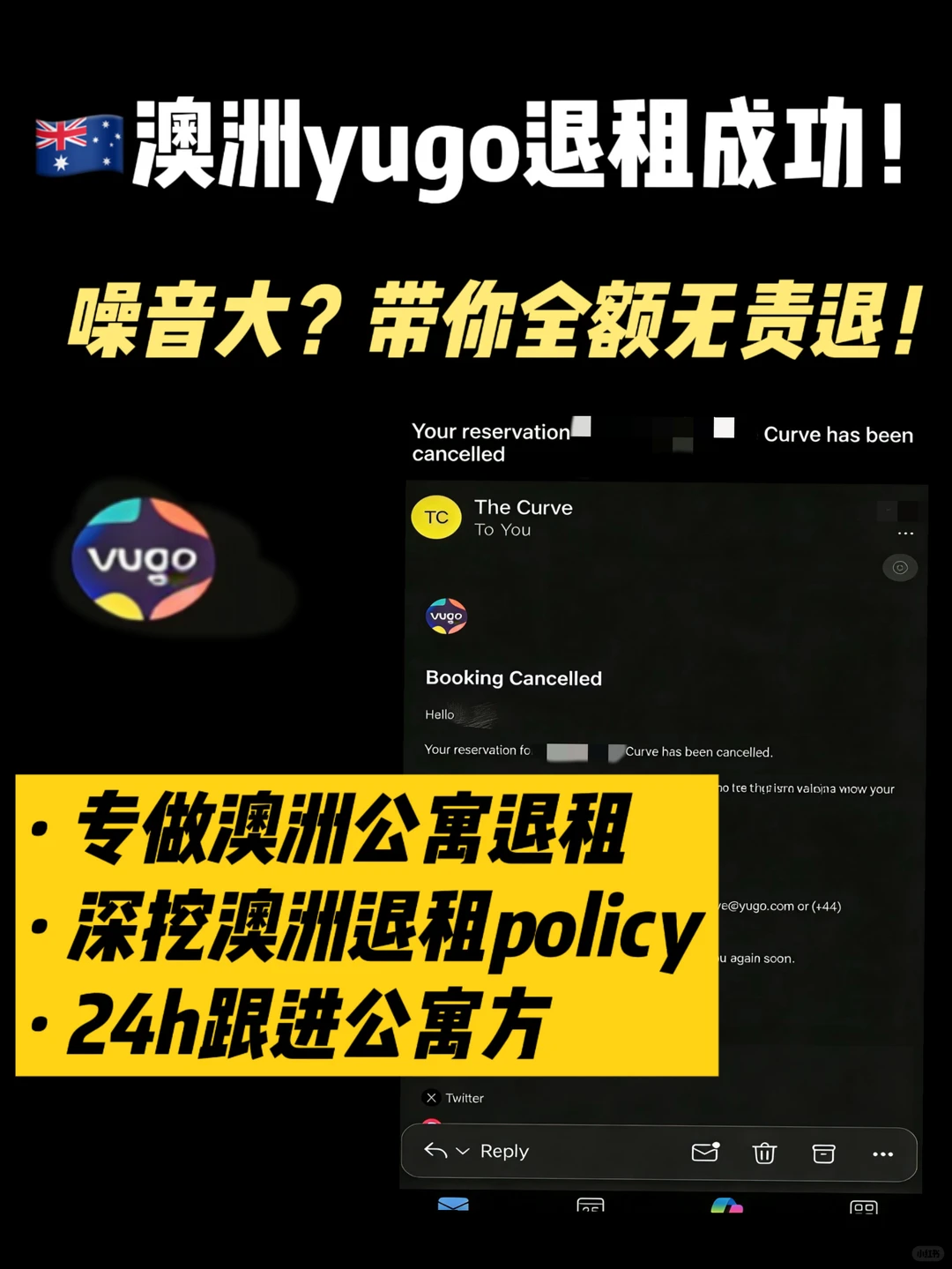 🏆 澳洲Yugo公寓全额无责退!一周下退款,图片 2