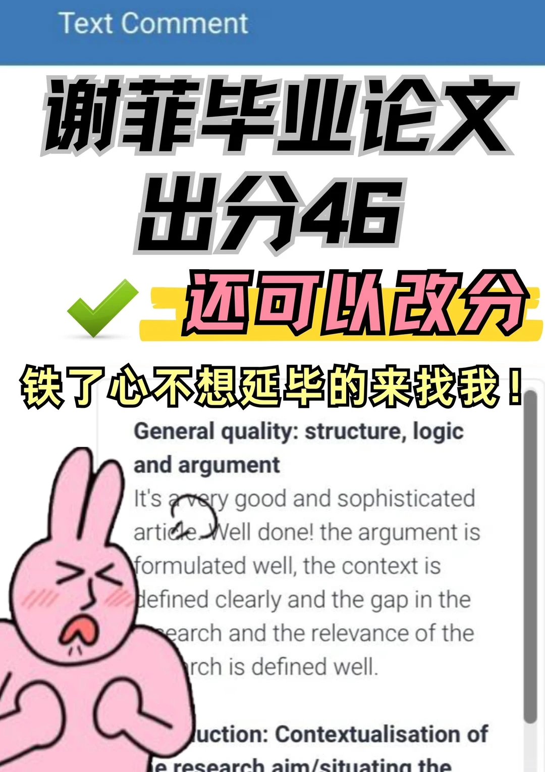 谢菲管理硕士毕业论文46不想延毕咋办啊!,图片 2
