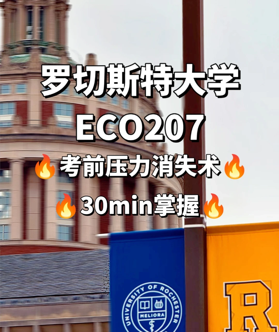 罗切斯特大学 eco207 线下final压力消失!,图片 1