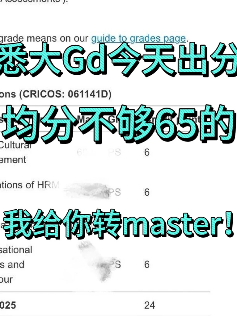 悉大GD均分不够65?轻松升Master的秘密武器🚀,图片 1