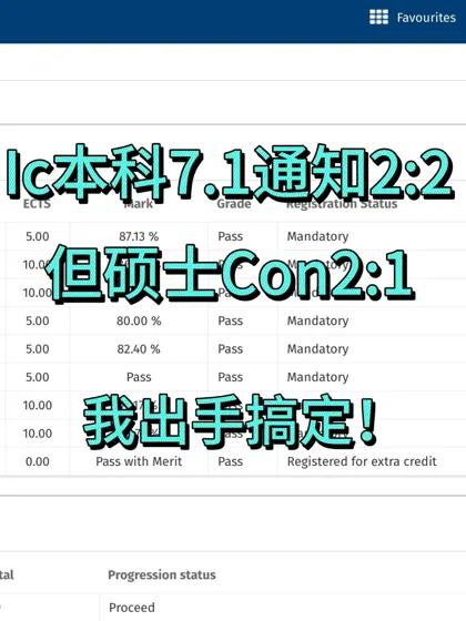Ic本科出分均分不够硕士Con，还能去读嘛
