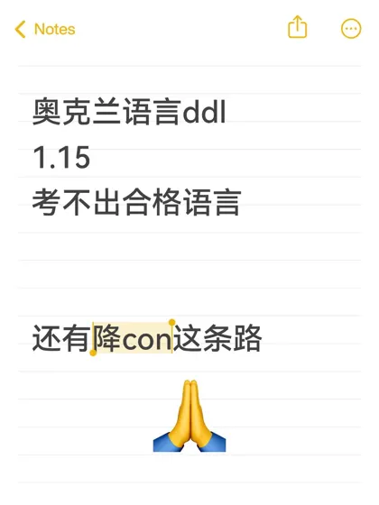 奥克兰降con，语言不够也能入学！！