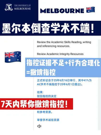 墨尔本倒查学术不端!找d写被指控的不在少数