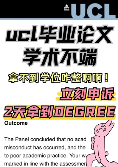 UCL学术不端申诉成功，学位救星来啦！🎉