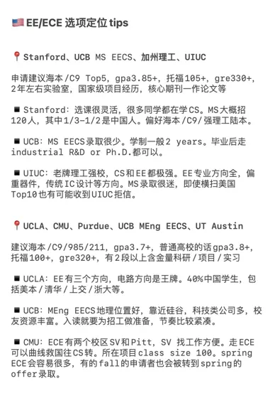 27/28fall谁要申美国EE/ECE !!! 🫢