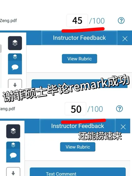 谢菲毕业论文45分，和教授argue提到50分儿！