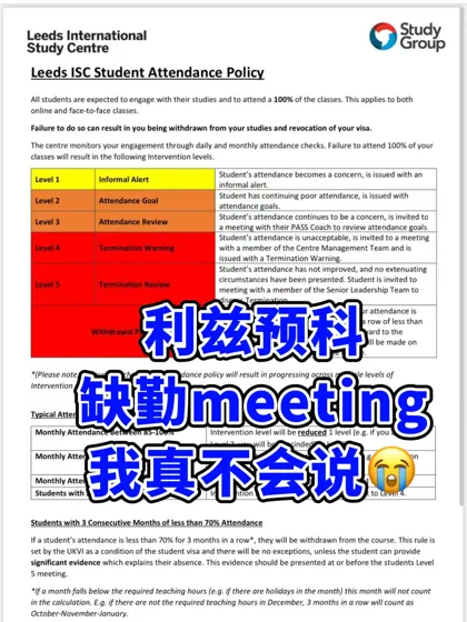 利兹预科缺勤level 3了！！你还敢瞎搞❓
