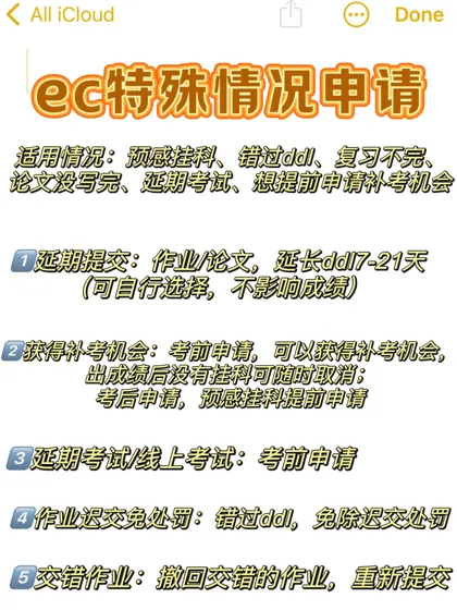 一篇讲清英国🇬🇧：考前/考后ec申请流程！！