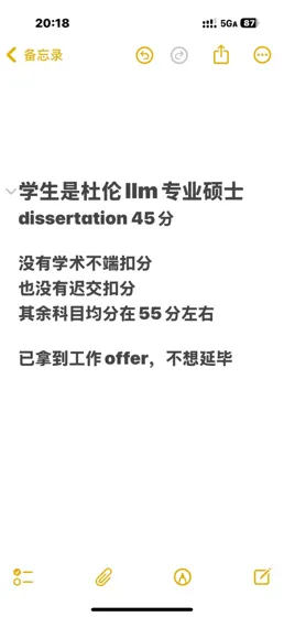 杜伦论文挂科45→50逆袭成功🎯