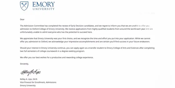 Emory拒信变录取，能做到的只有argue