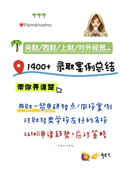 就我觉得拿了1400+枚四财一贸申研offer